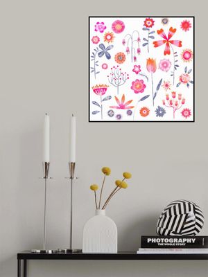 Pink Wildflower Garden