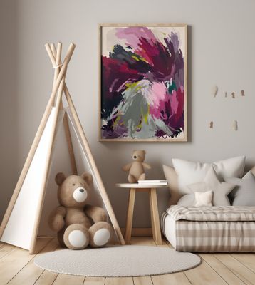 Vibrant Abstract Swirl
