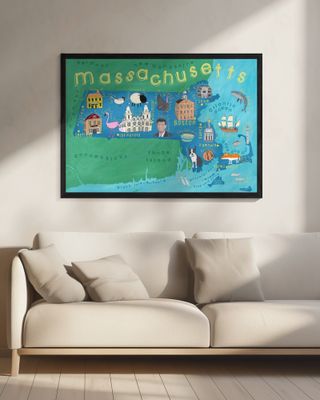 Massachusetts, USA Map