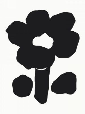 Bold Silhouette Flower