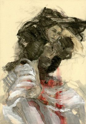 Woman with Long Hair and Dynamic Movement