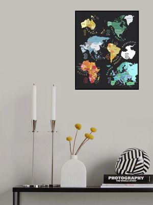 Explore the World with Illustrated Continents by Carla Daly