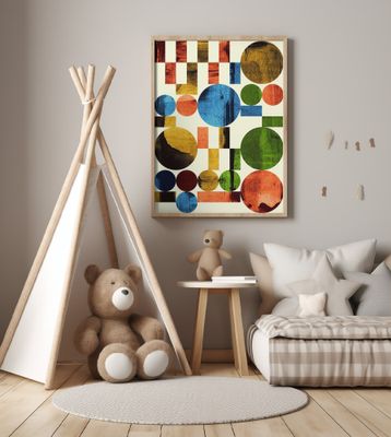 Vibrant Geometric Design