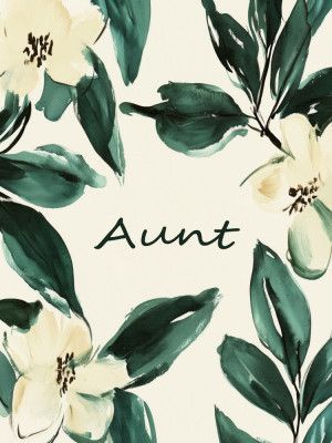 Aunt's Floral Embrace