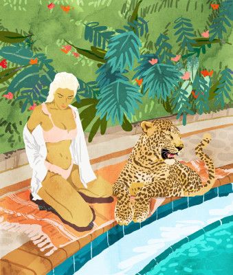 Cheetah On the Wild Side Art Print