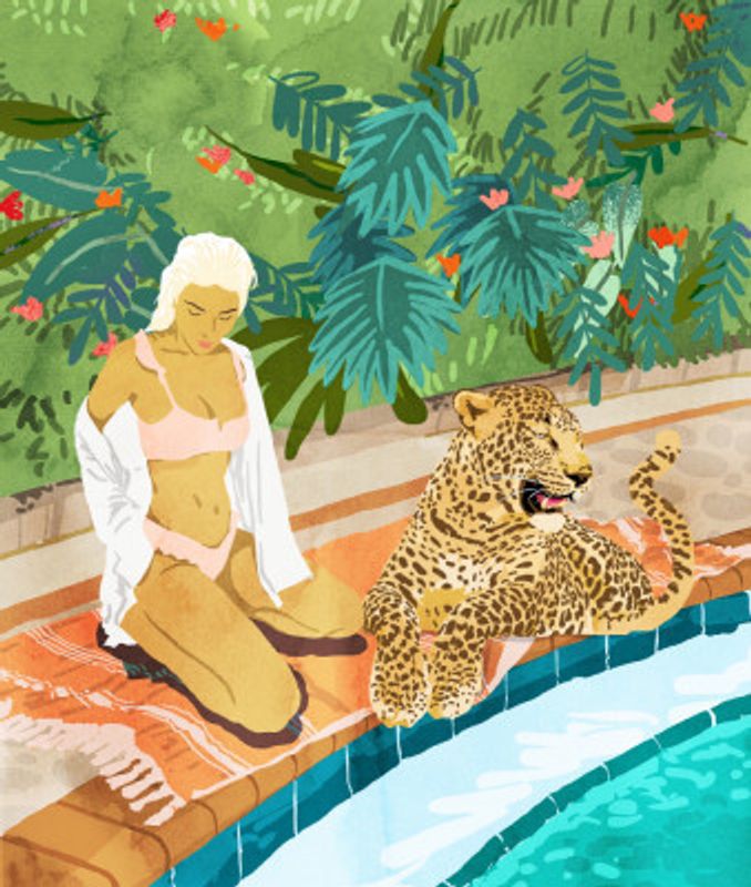 Cheetah On the Wild Side Art Print
