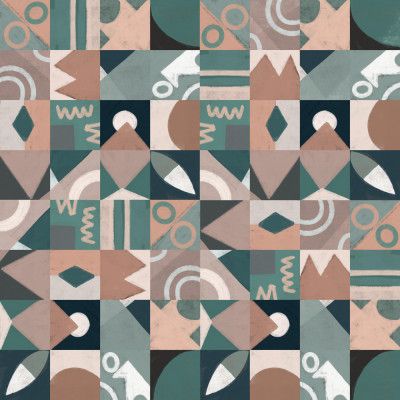 The Mid Century Grid Pattern