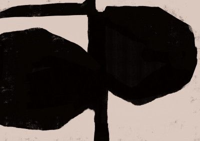 Abstract Black and White