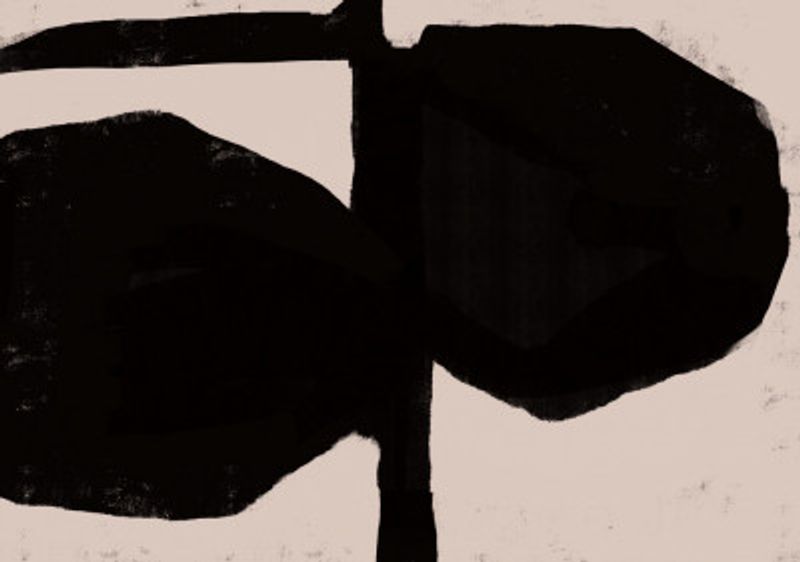 Abstract Black and White