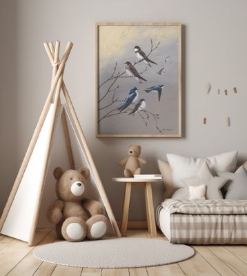 Swallow By Allan Brooks