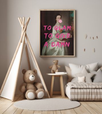 To Glam To Give A Damn