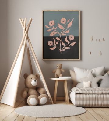 Blush Flora Contrast