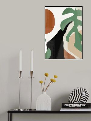 Abstract Art Tropical Leaves