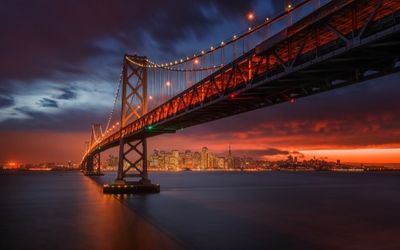 Bay Bridge at Night