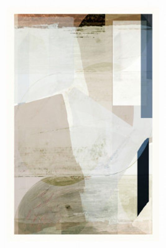 Ethereal Drift Abstract Mixed Media Art Print