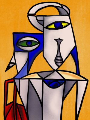 Geometrical portrait