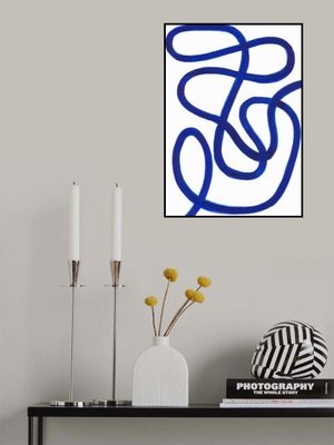 Composition in Blue Line 01