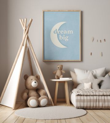 Dream big(pastel blue)