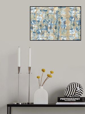 Cornish Blue Hexagons 1