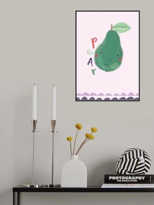 Cute fruit - Pear lettering - Simple Boho Kids &amp; baby nursery