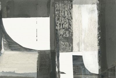 Monochrome Black Abstract Shapes Light 2