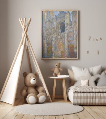 Rouen Cathedral - The Facade in Sunlight