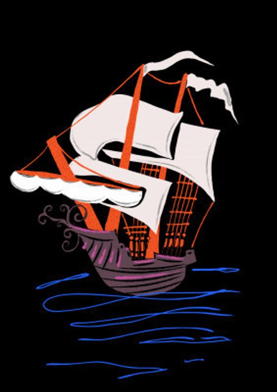 Stylized Pirate Ship
