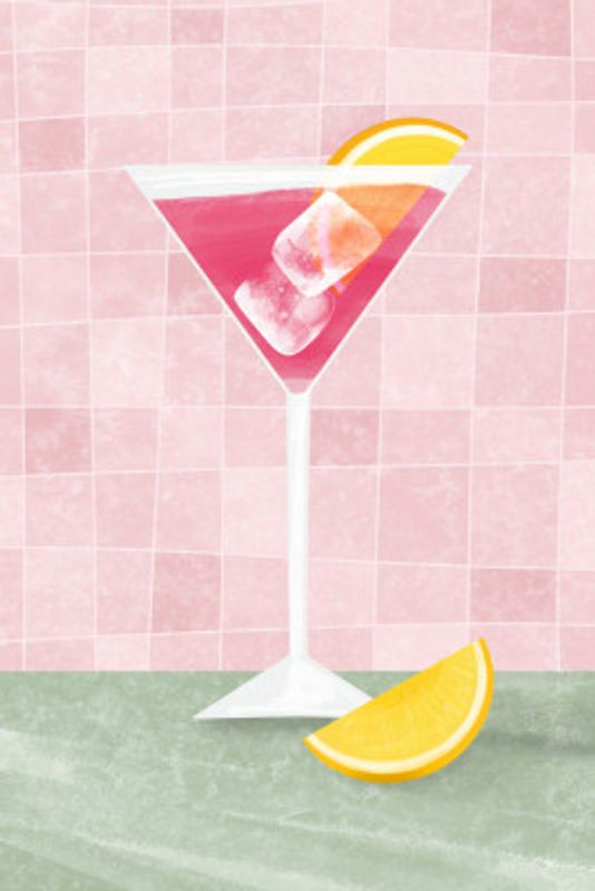 Pink coctail