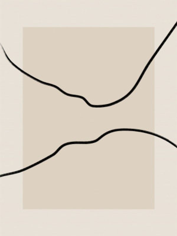 Soft Abstract Lines Art