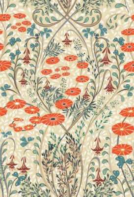 Meadow Scent Vintage Pattern