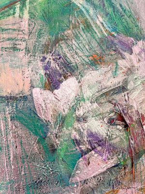 Textured Green Geode