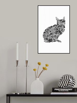 Flower Cat03 24x36