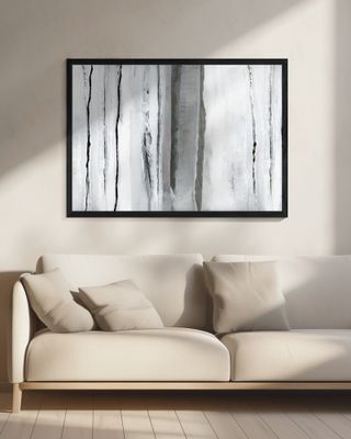 Vertical Lines And Silver Veils