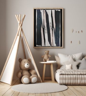 vertical Black And White Stripes