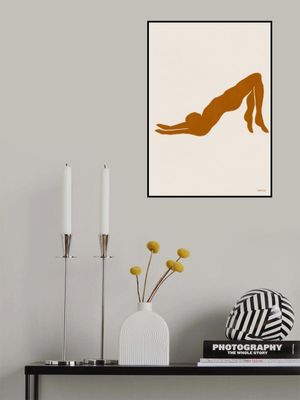 Silhouette Of A Reclining Female Figure