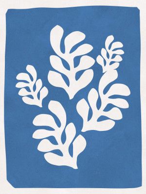 White Leaves Silhouette