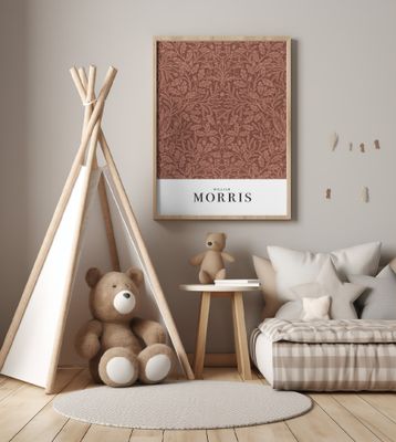 Acorns and oak leaves