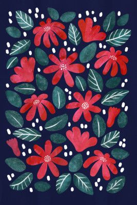 Red flowers I