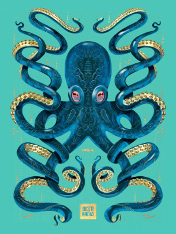 Octopus Blue & Gold