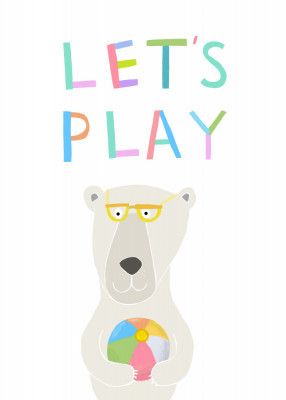 Let's Play with Funny Polar Bear by Illustrator Carla Daly