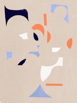 Geometric Shapes With Contrasting Colors