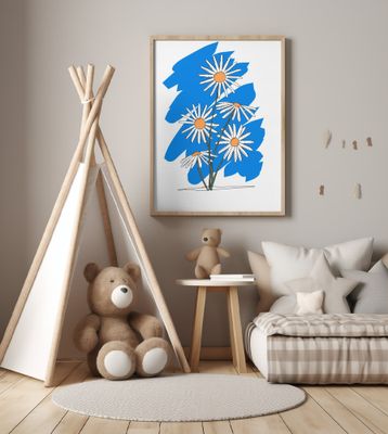 Daisies with White Petals