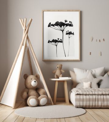 Abstract Art Minimal Plant