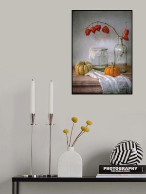 Still life with Physalis and Pumpkin