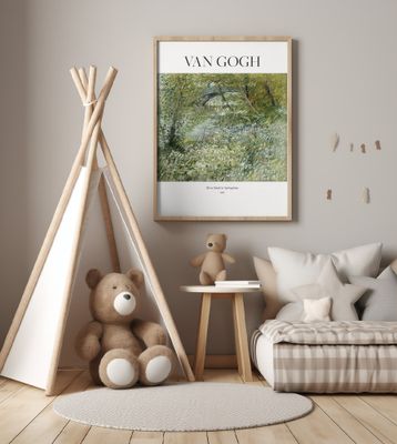 River Bank In Springtime (1887)