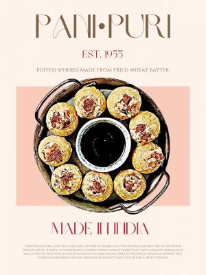 Pani Puri Print