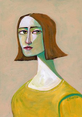 Brunette Lady with the Look