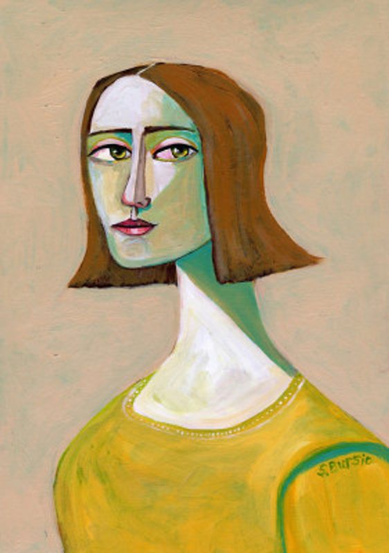 Brunette Lady with the Look