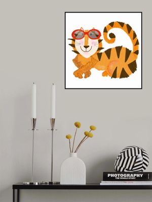 Tiger with Red sunglasses