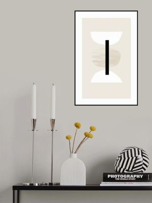 Geometric Shapes with Neutral Tones